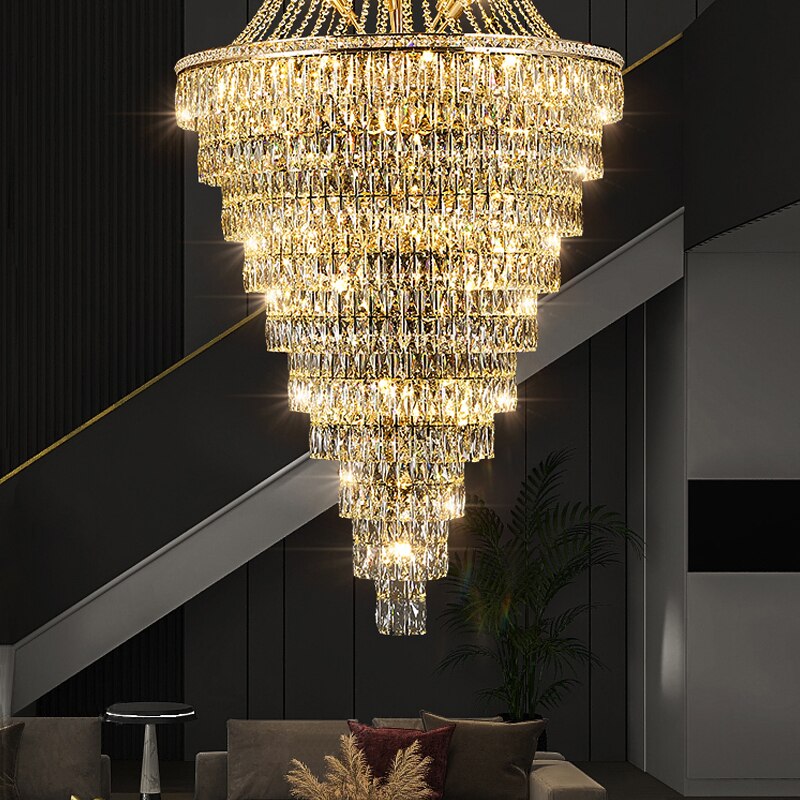 Duplex Villa Crystal Chandelier