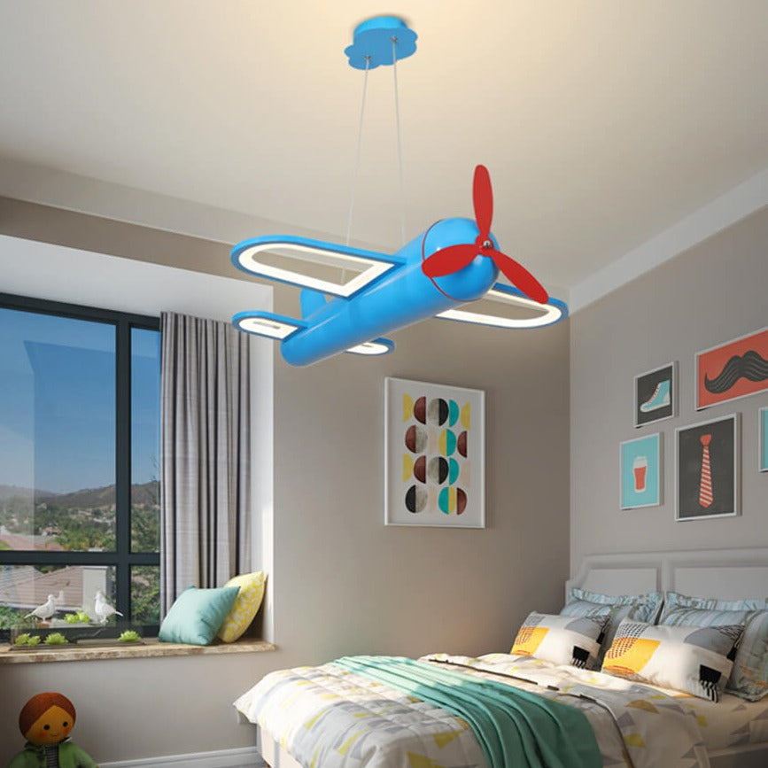 Modern Led Chandelier Airplane Lamp For Home Children Room