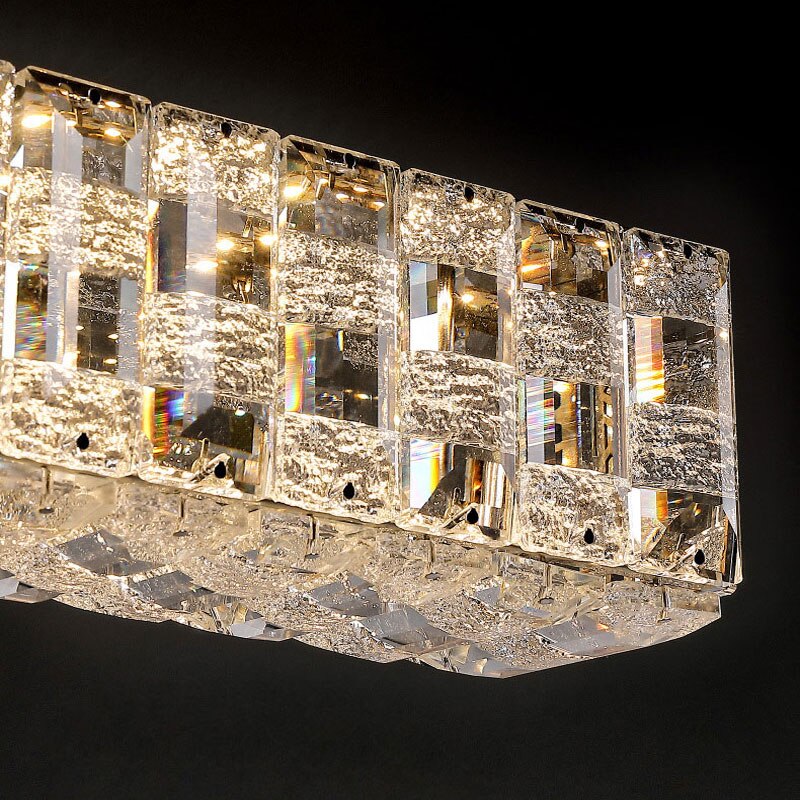 Crystal Oval Design LED Chandelier