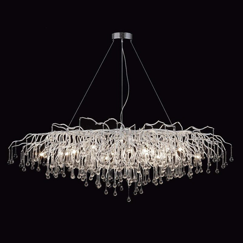 Raindrop Chrome Luxury Chandelier