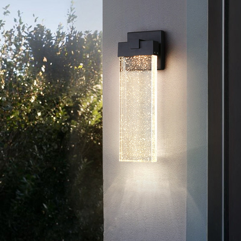 Outdoor Crystal Wall Lamp