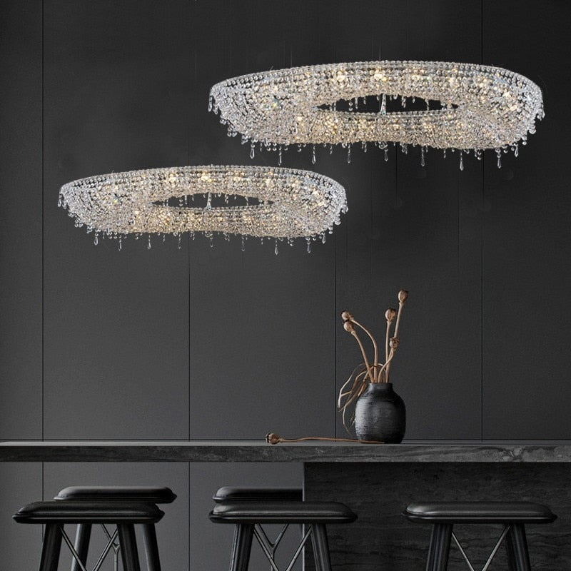 Luxury Villa LED Crystal Chandelier