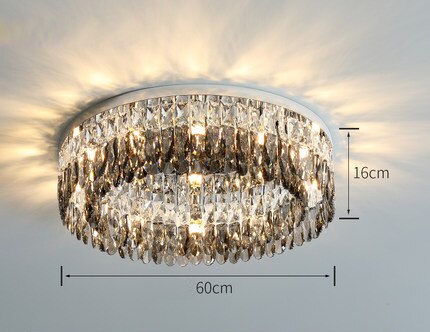 High-End Round Ceiling Chandelier