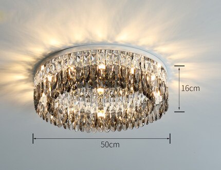 High-End Round Ceiling Chandelier