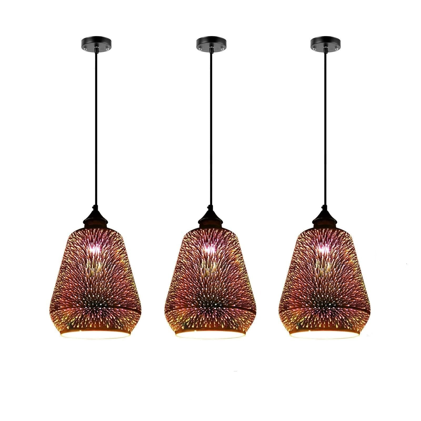 Modern 3D Colorful Pendant Lamp - A