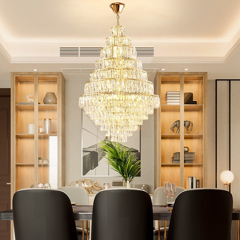 Villa Hollow Duplex Building Chandelier