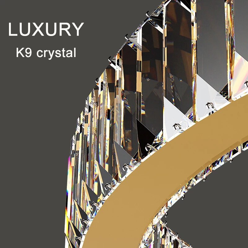 Luxury Modern Ring Crystal Chandelier