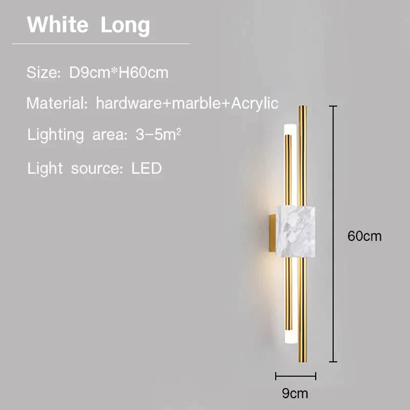 Modern Marble Led Wall Lamp