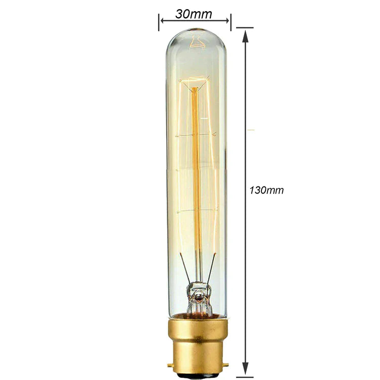 B22 60W T130 Dimmable Filament Vintage Light Bulb