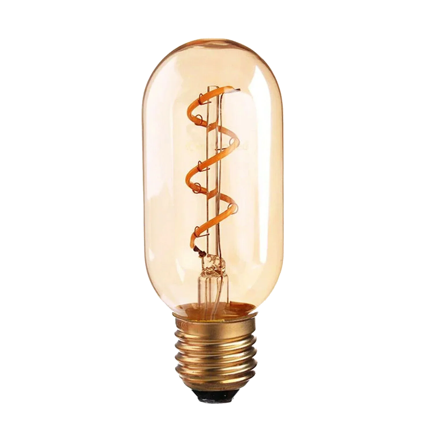 LED E27 T45 4W Edison Filament Glass Retro Warm White