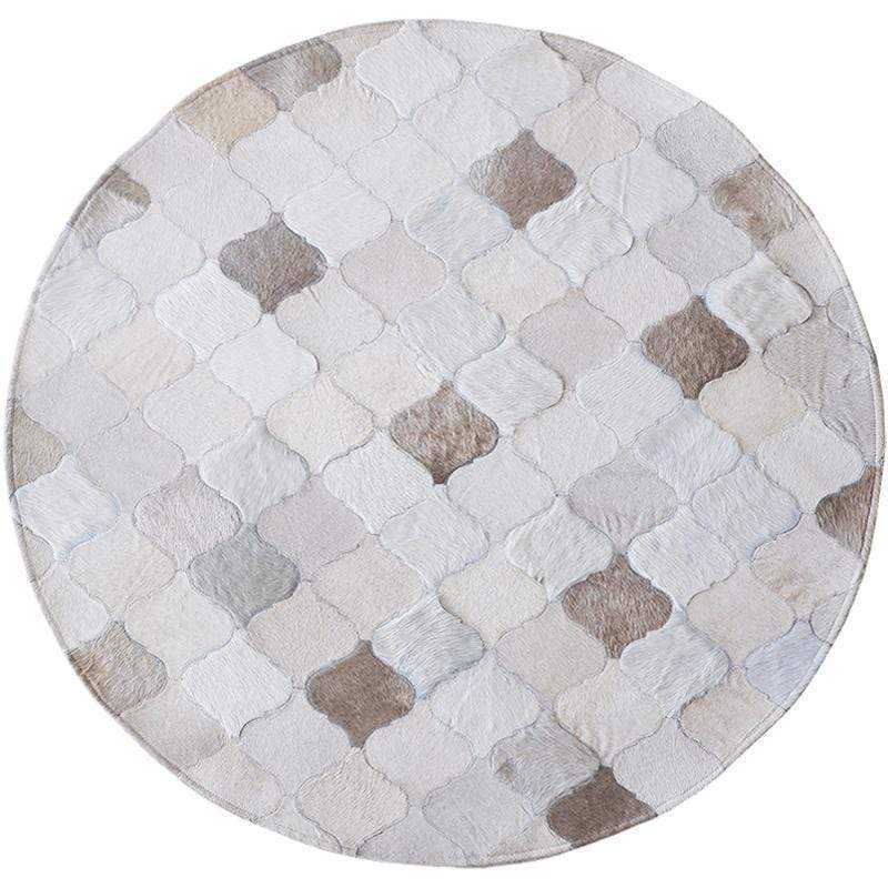 Shades of Grey Cowhide Rug