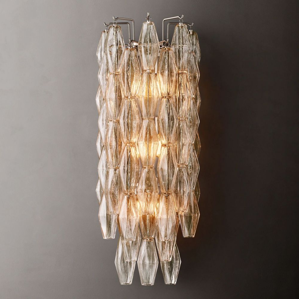 Chiara Rhombus Wall Sconce 30"H