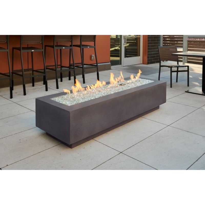 The Outdoor Greatroom Company Midnight Mist Cove 72-Inch Linear Gas Fire Table (CV-72MM)
