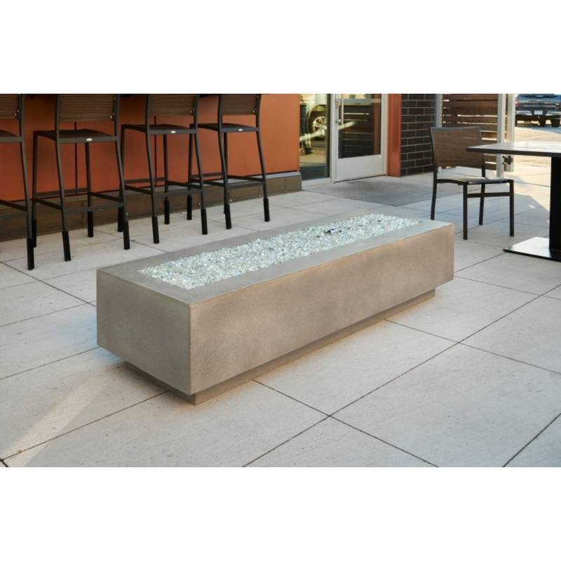 The Outdoor Greatroom Company Natural Grey Cove 72-Inch Linear Gas Fire Table (CV-72)