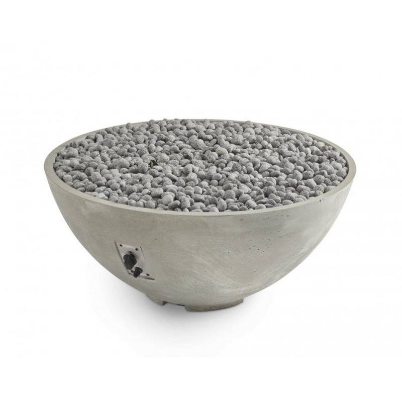 The Outdoor Greatroom Company Natural Grey Cove Edge 42-Inch Round Gas Fire Pit Bowl (CV-30E)
