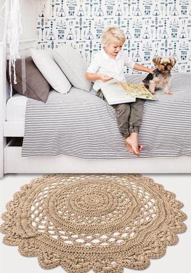 Arlo - Hand Woven Crochet Rug