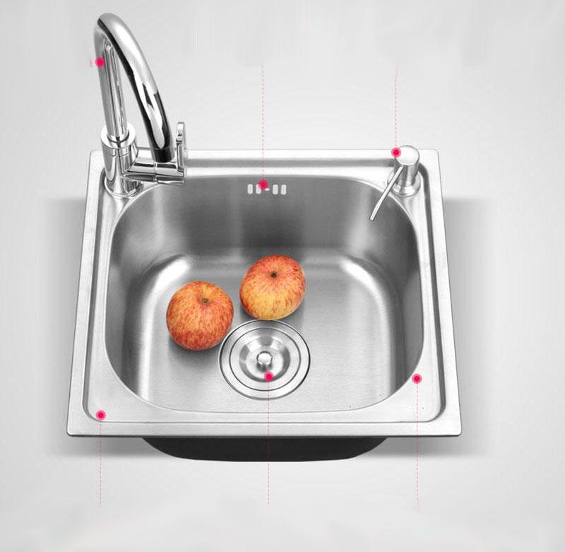 Quintino - Single Basin Stainless Steel Sink