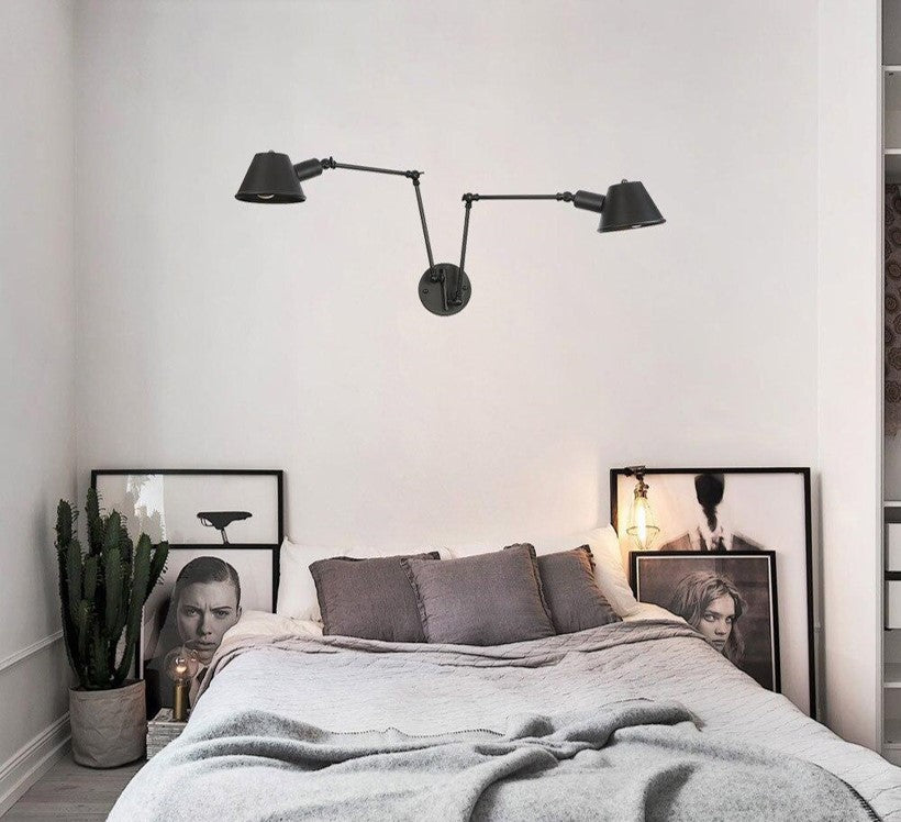 Old-Fashioned Slanted Wall Lamp