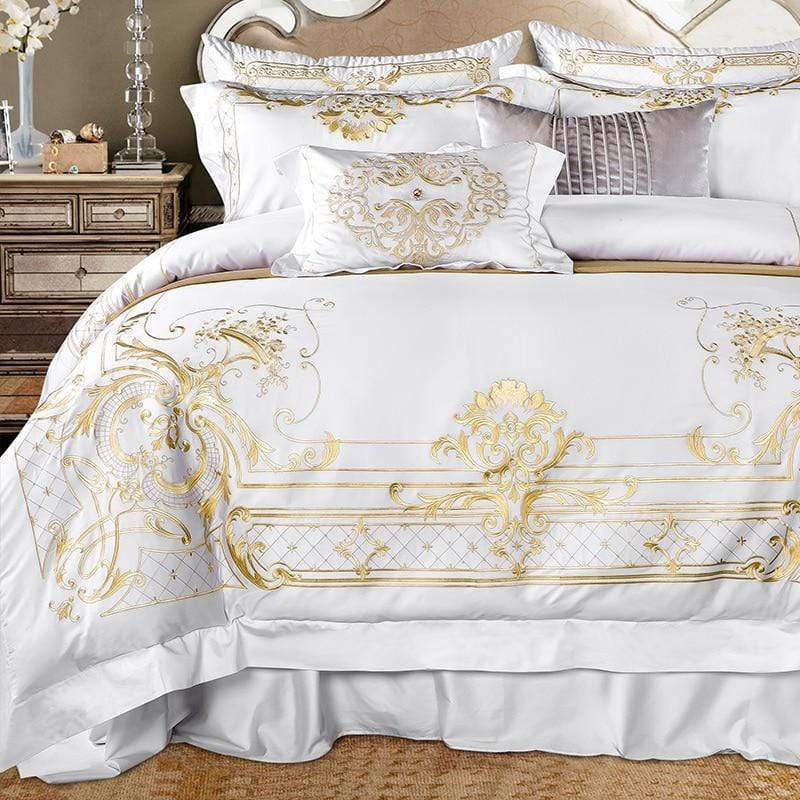 Ivy Gold Forest Duvet Cover Set (Egyptian Cotton)