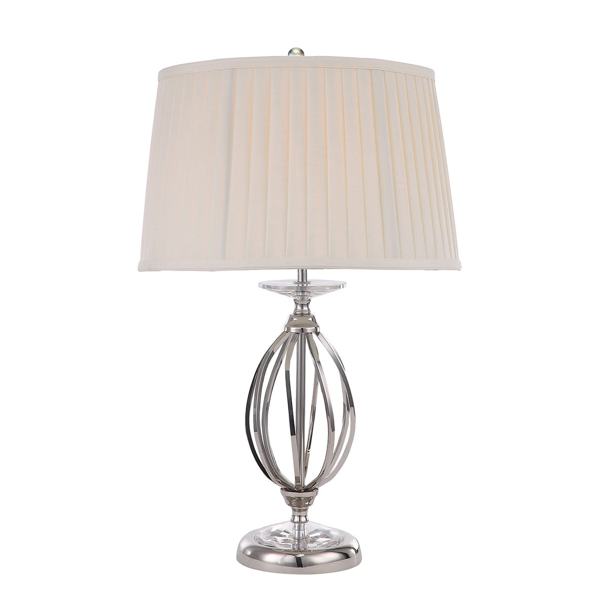 Aegean 1 Light Table Lamp - Polished Nickel