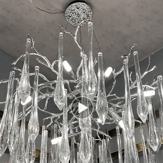 Decorative Raindrop Chandelier