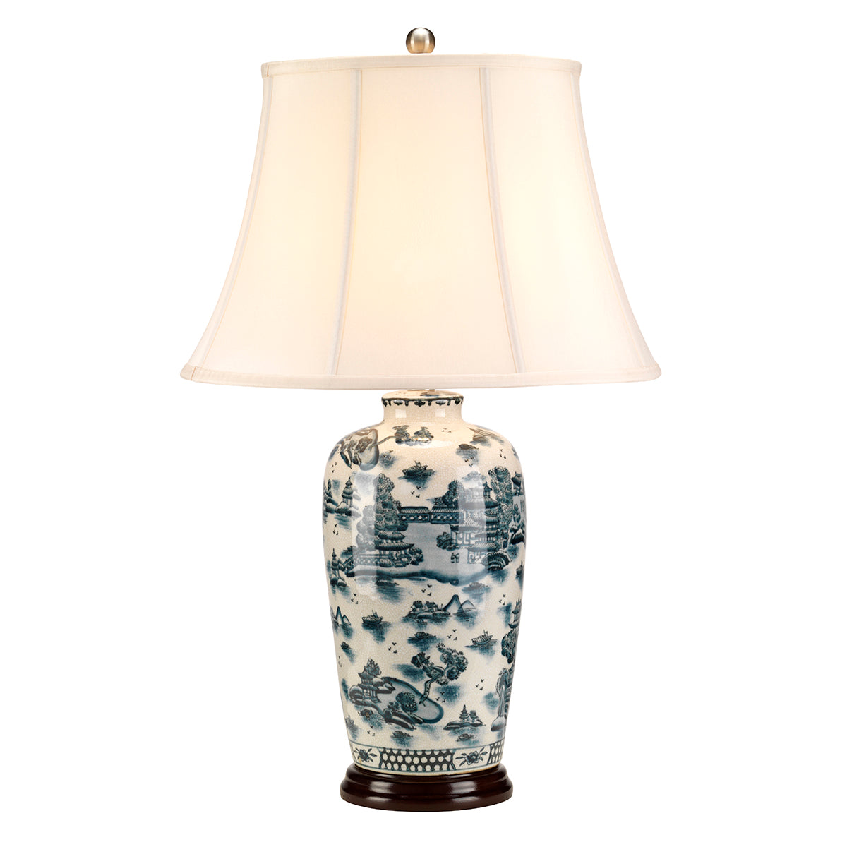 Blue Traditional Table Lamp