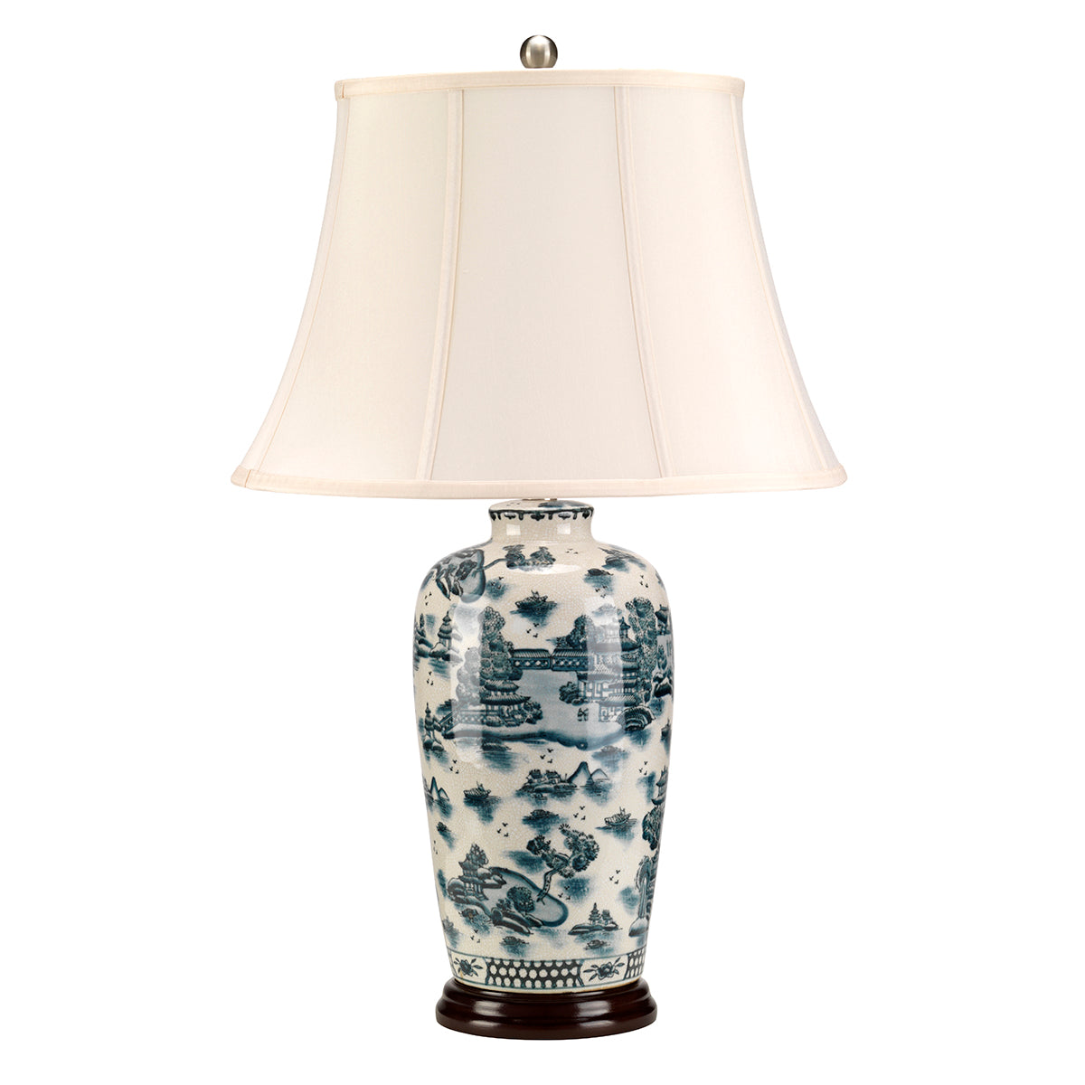 Blue Traditional Table Lamp