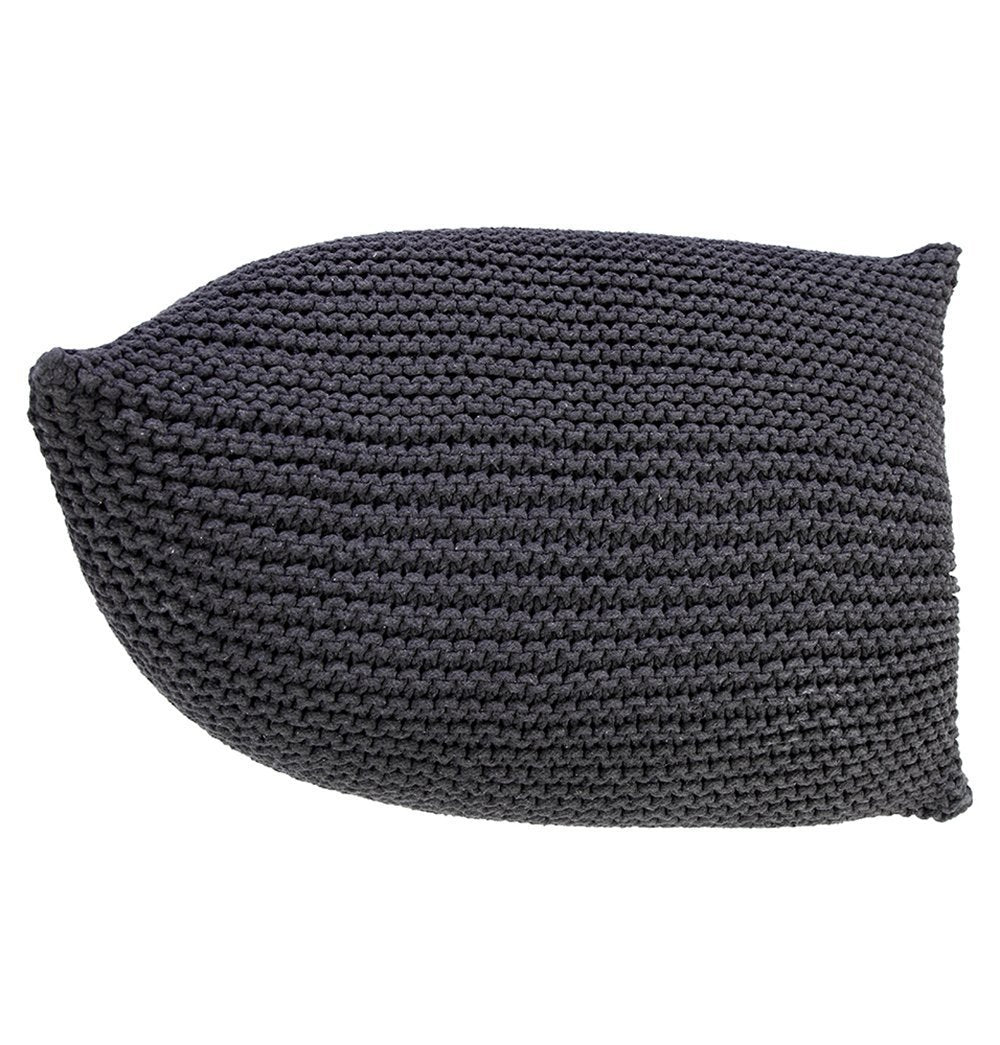 Charcoal Handmade Knitted Beanbag