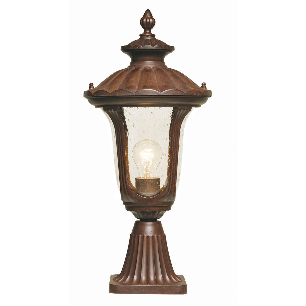 Chicago 1 Light Small Pedestal Lantern