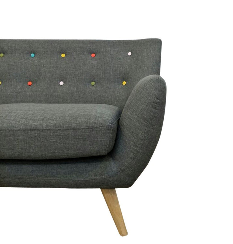 Ebba - Gray 2-Seater Sofa