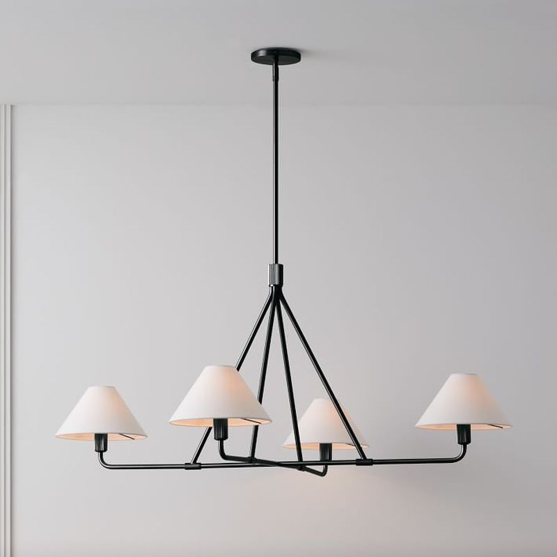 Alen White Silhouette Chandelier