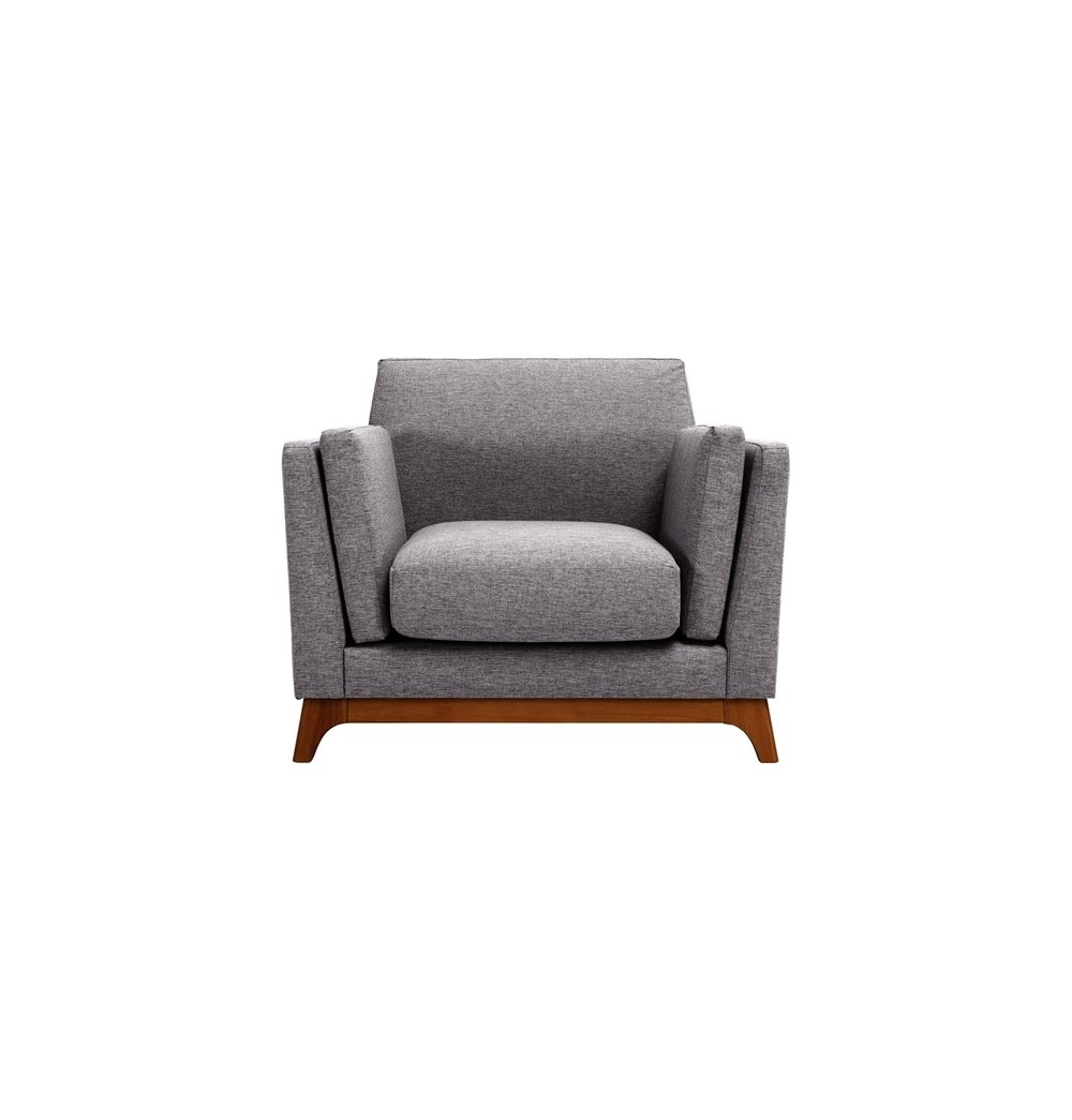 Chloe - Pebble & Cocoa 1 Seater Armchair