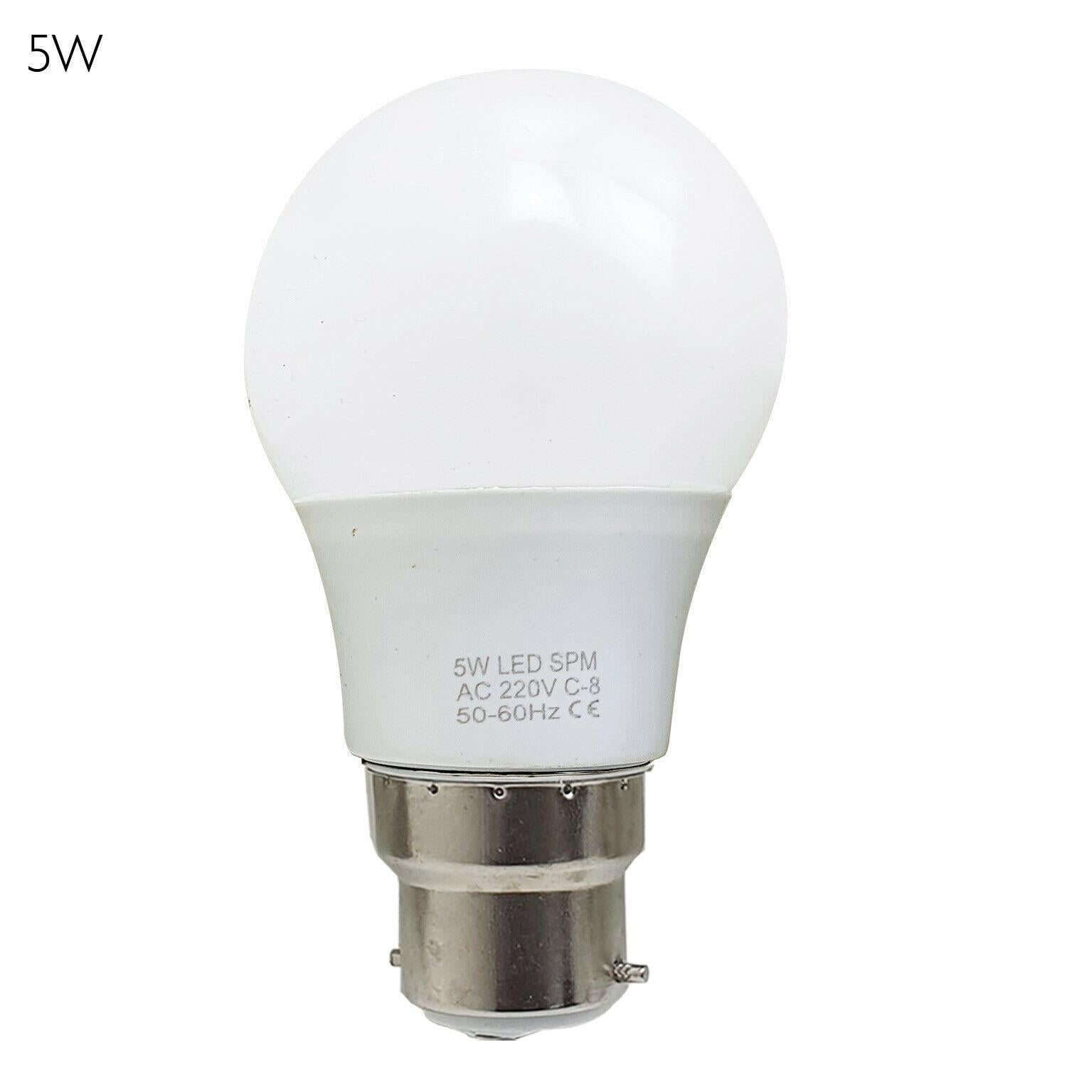 3 Pack LED Light Bulbs E22