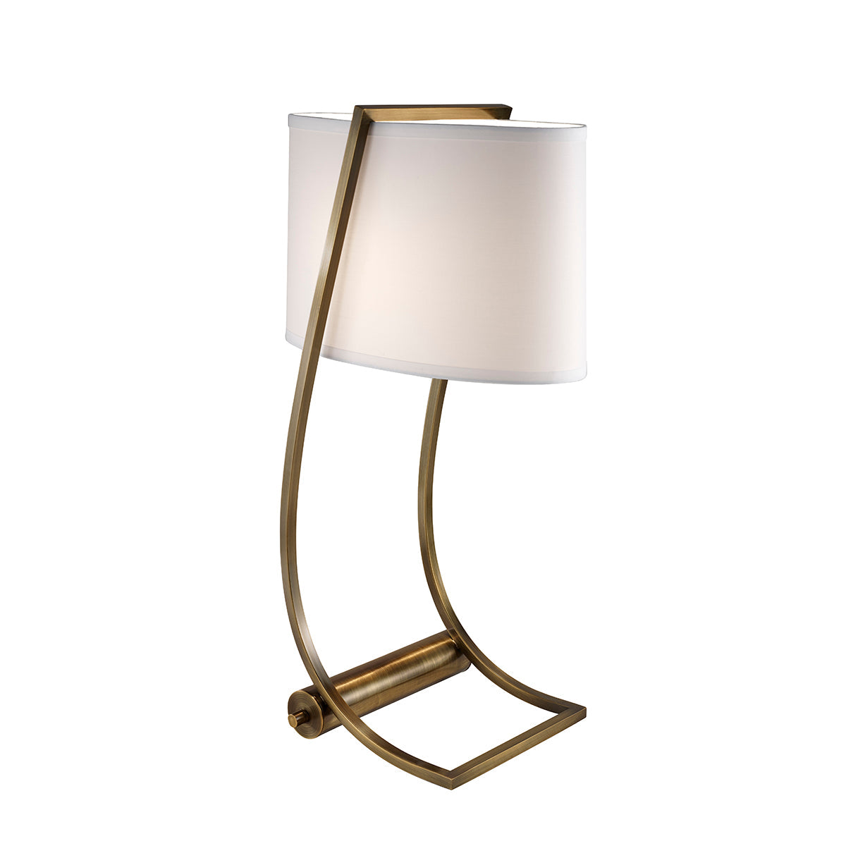 Lex 1 Light Table Lamp - Bali Brass