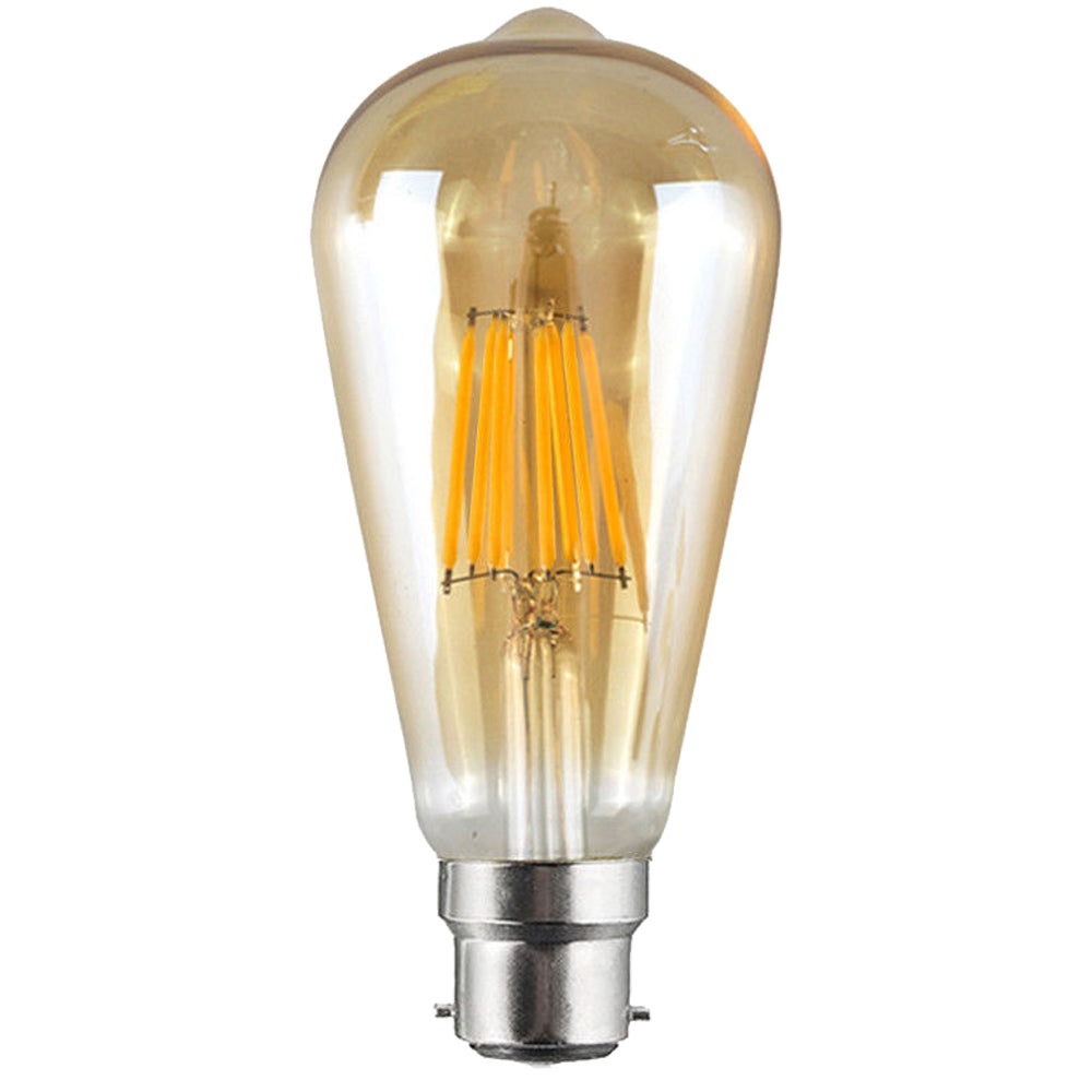 E22 8W Dimmable Retro LED Filament Bulbs