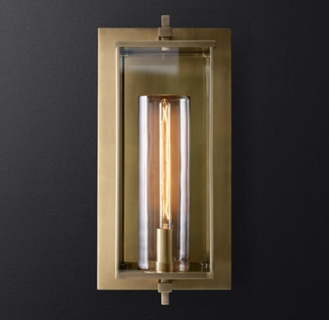 Devulde Square Grand Outdoor Sconce 23"