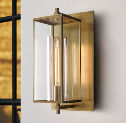 Devulde Square Grand Outdoor Sconce 23"