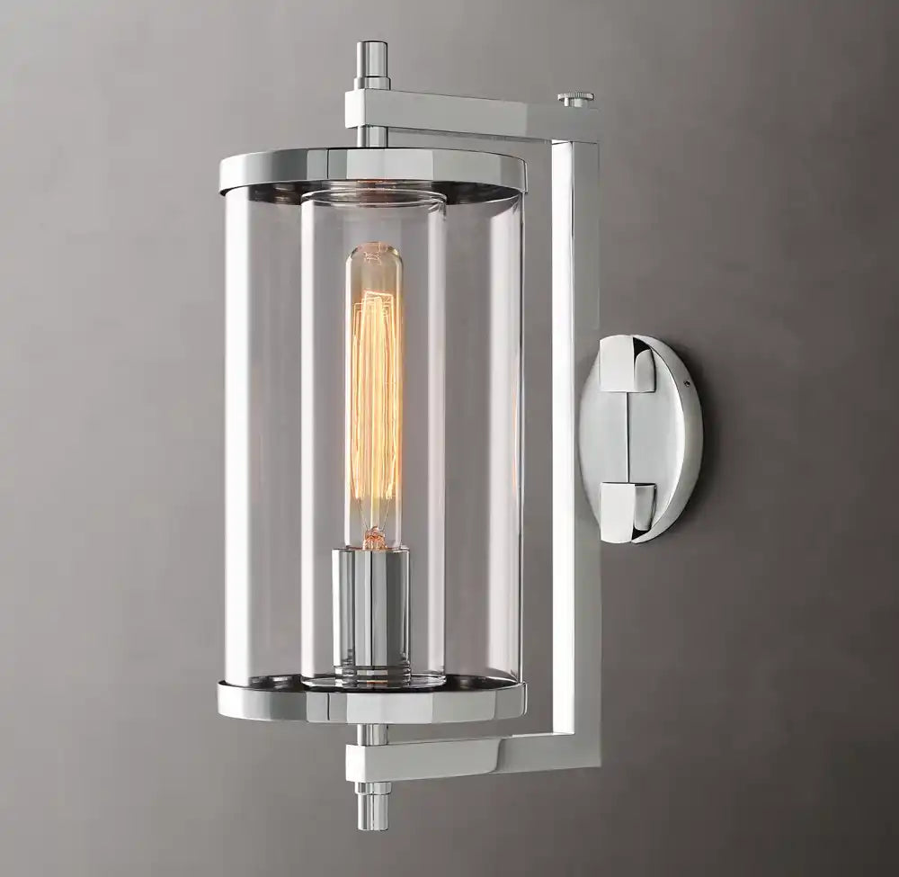Echo Modern Round Outdoor And Indoor Wall Sconce 16''H