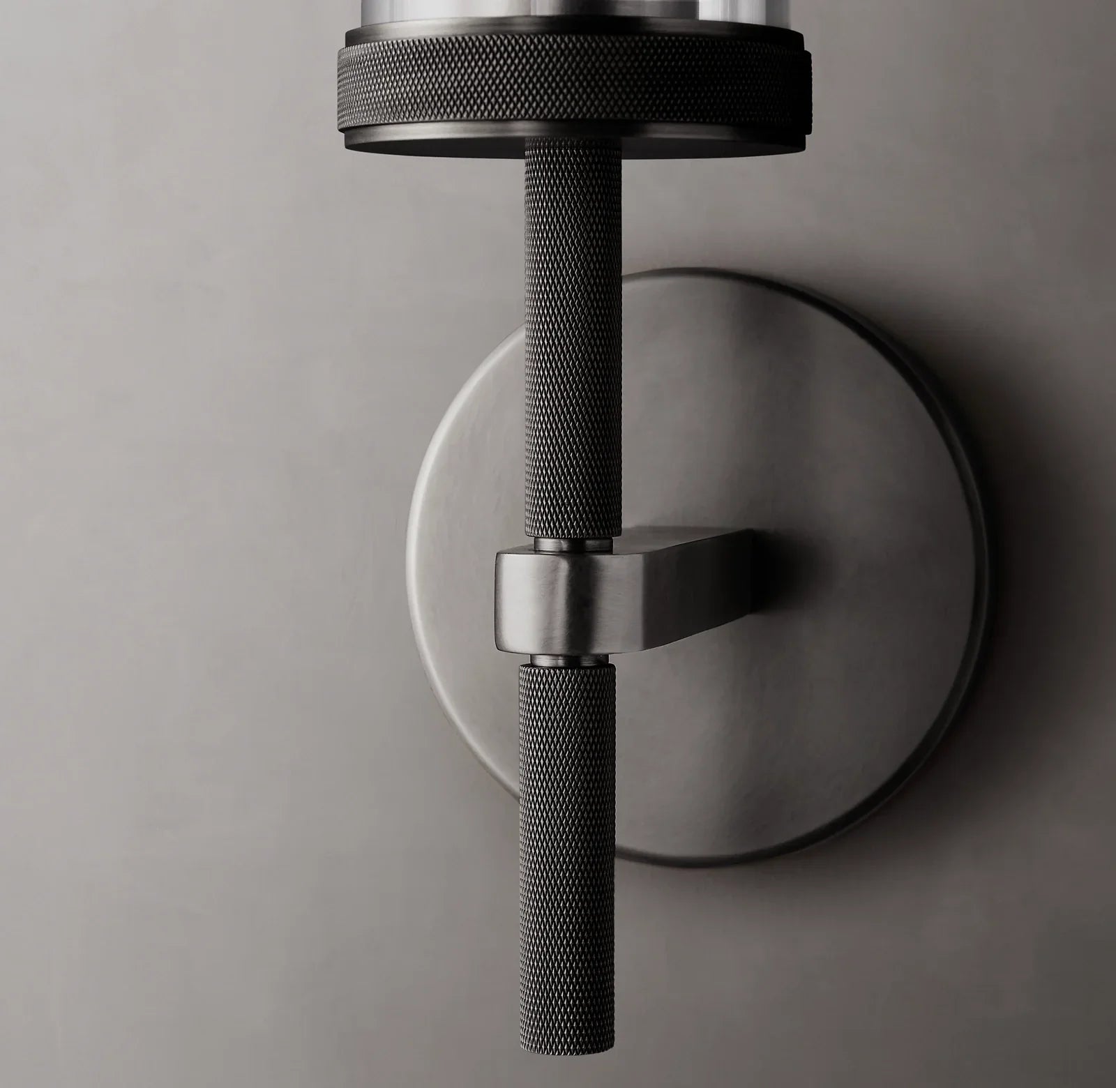 Annie Modern Lambeth Knurled Grand Sconce for Bedroom