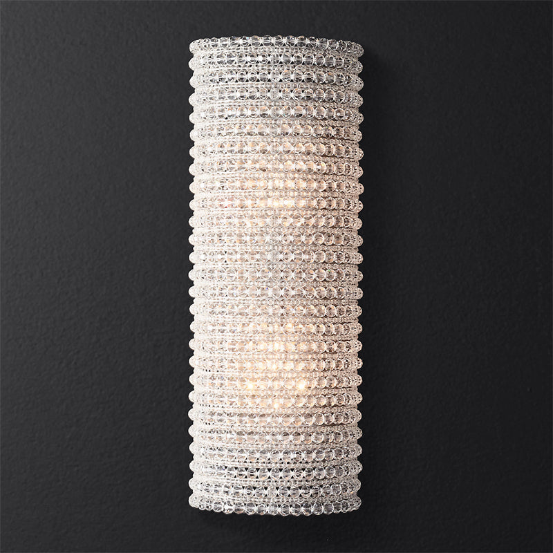 Halo Crystal Wall Sconce 21" H for Bedside Decoration Lamp