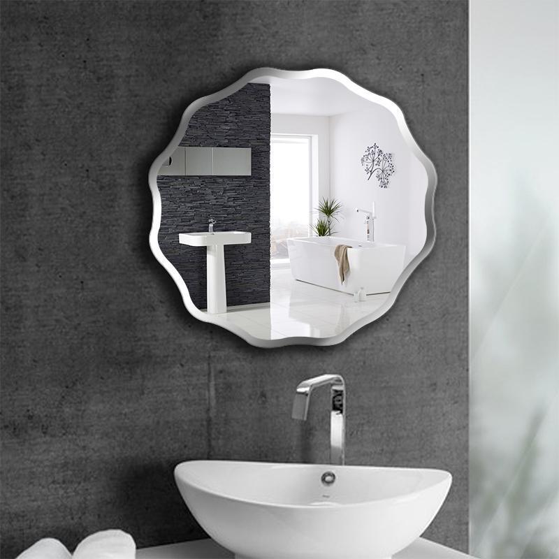 Rowena - Wavy Frameless Mirror