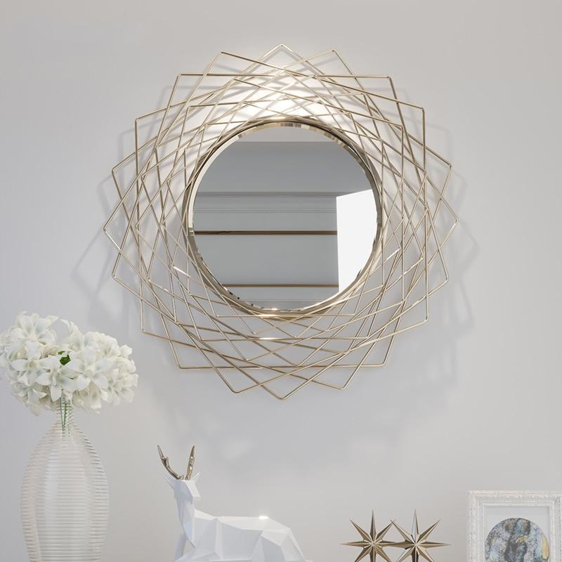 Aquila - Art Deco Iron Frame Mirror