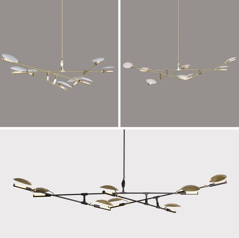 Modern Abstract Line Chandelier