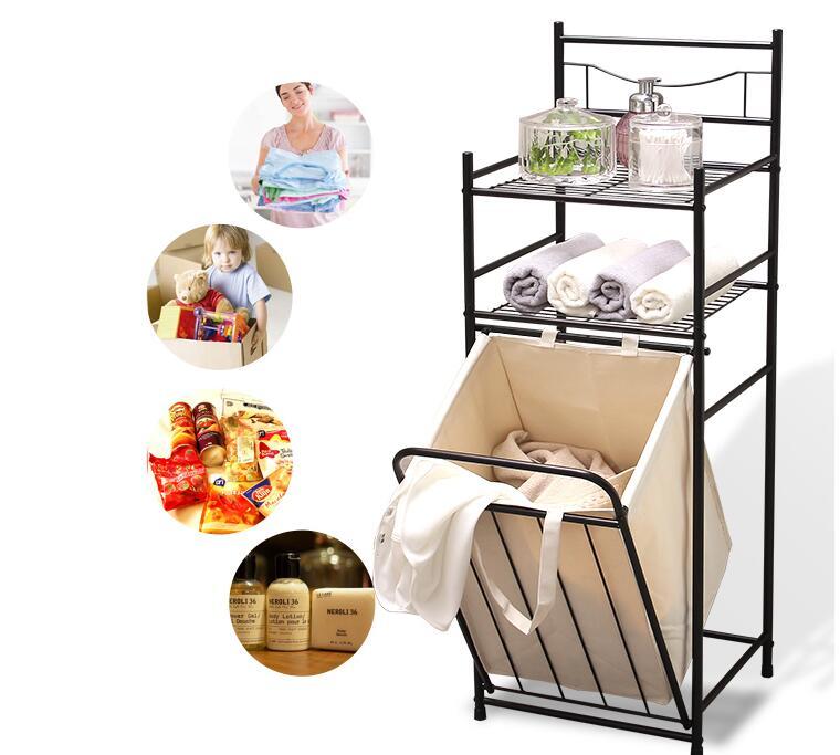 Theodore - Laundry Storage Shelves & Basket