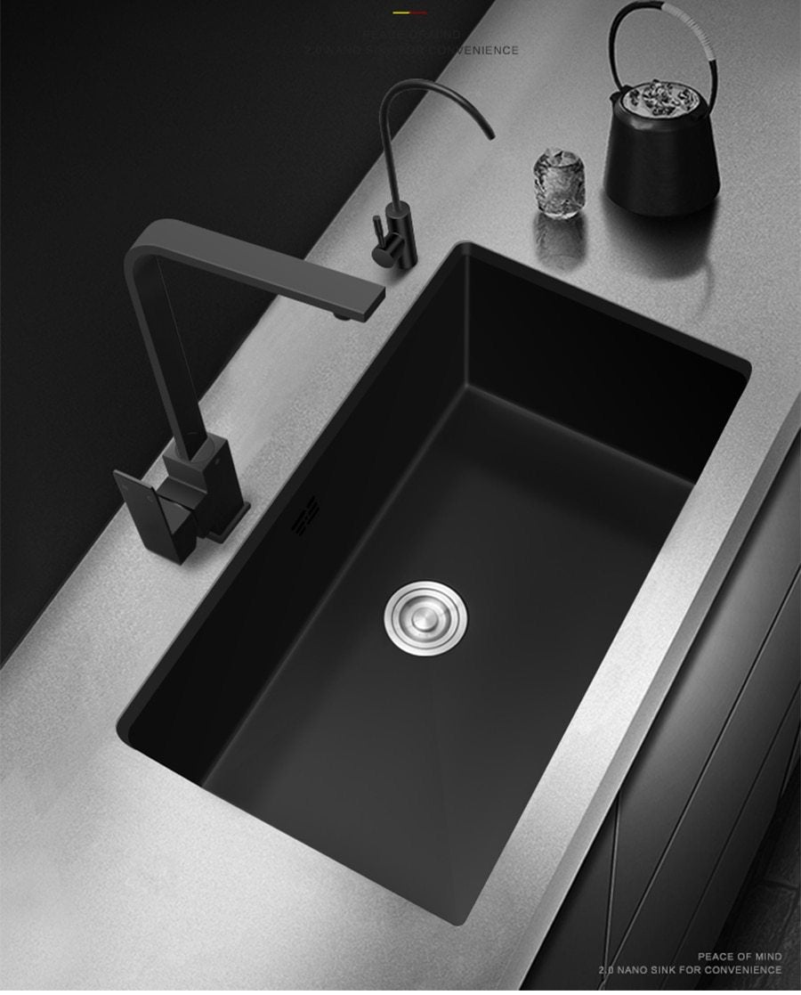 Philippus - Black Nano Stainless Steel Kitchen Sink