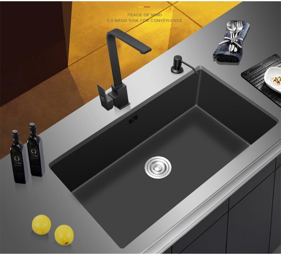 Philippus - Black Nano Stainless Steel Kitchen Sink