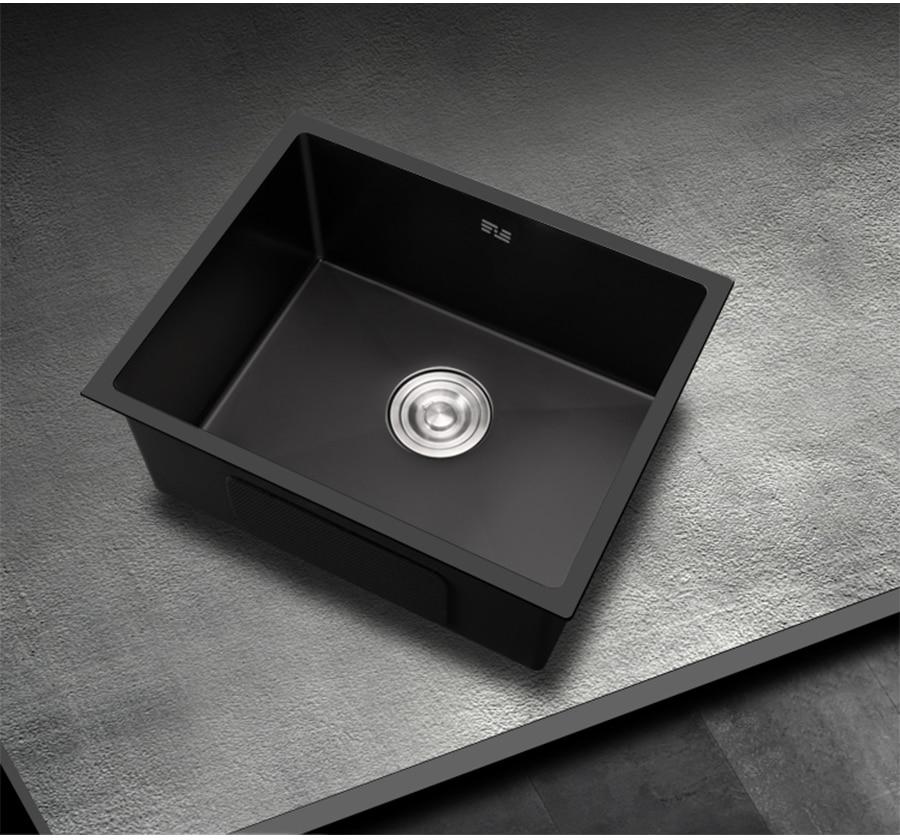 Philippus - Black Nano Stainless Steel Kitchen Sink