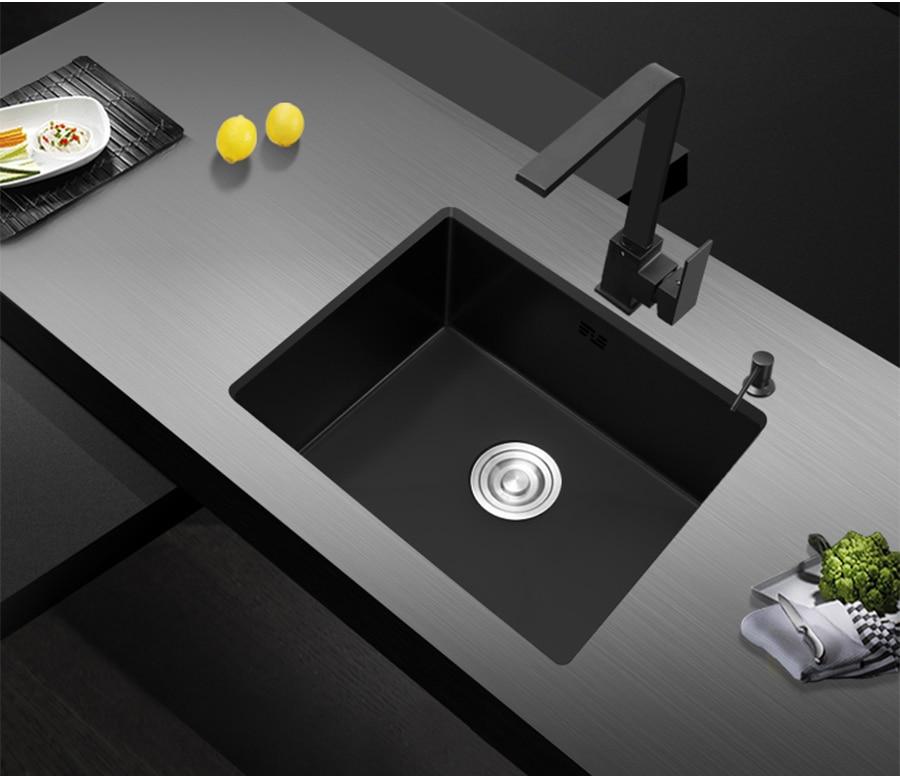 Philippus - Black Nano Stainless Steel Kitchen Sink