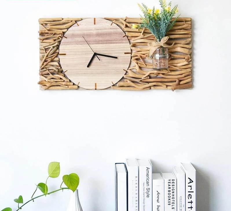 Tempo - Modern Wooden Clock & Vase