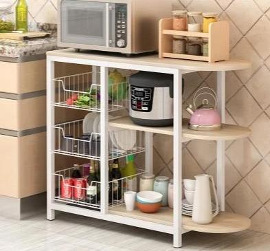 Kolton - Versatile Multilayered Storage Kitchen Shelf